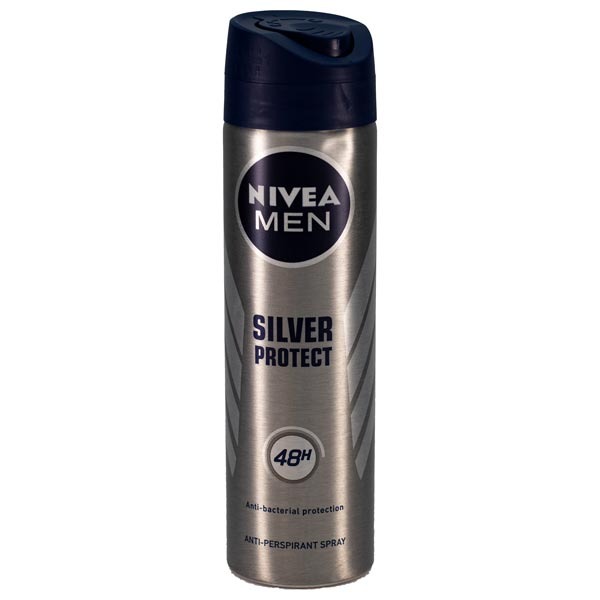 اسپری ضد تعریق مردانه نیوآ مدل Silver Protect با ماندگاری ۴۸ ساعته